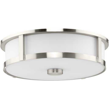 Progress Lighting Gilliam 3-Light Traditional Flush Mount - 120V - Brushed Nickel