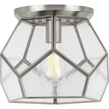 Progress Lighting Cinq Flush Mount - 120V - Brushed Nickel