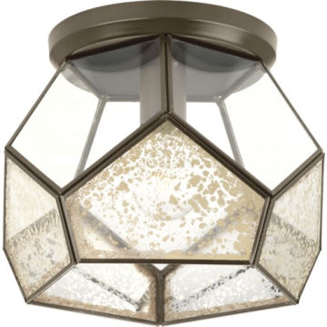 Progress Lighting Cinq Flush Mount - 120V - Antique Bronze