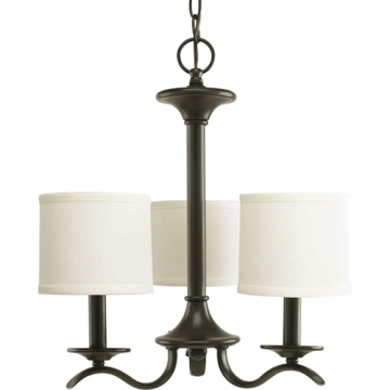 Progress Lighting Inspire 17" 3-Light Chandelier - 120V - Antique Bronze