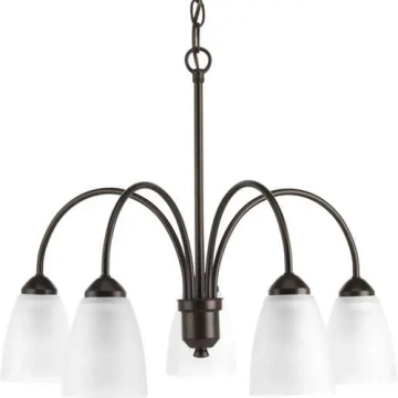 Progress Lighting Gather 23" 5-Light Chandelier - 120V - Antique Bronze