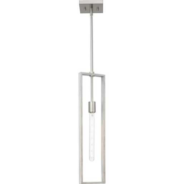Progress Lighting Boundary 1-Light Pendant - 120V - Brushed Nickel