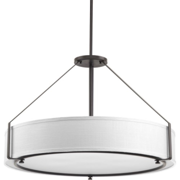 Progress Lighting Ratio 30" 6-Light Pendant - 120V - Antique Bronze