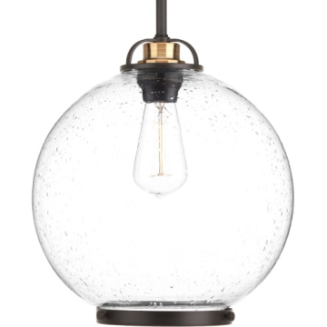 Progress Lighting Chronicle 1-Light Pendant - 120V - Antique Bronze