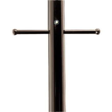 Progress Lighting 84" Aluminum Pole - Photocell and Ladder Rest - Antique Bronze