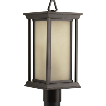 Progress Lighting Endicott 1-Light Post Top Lantern - 120V - Antique Bronze