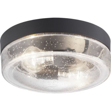 Progress Lighting Weldon 2-Light Outdoor Flush Mount - 120V - Textured Black
