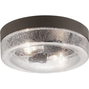Progress Lighting Weldon 2-Light Outdoor Flush Mount - 120V - Architectural Bronze