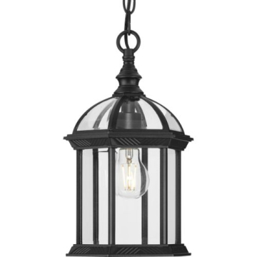Progress Lighting Dillard 1-Light Hanging Lantern - 120V - Textured Black