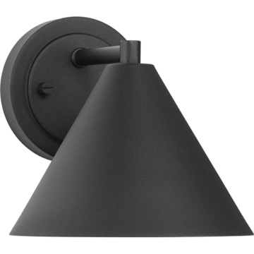 Progress Lighting Ward 1-Light Outdoor Wall Lantern - 120V - Textured Black