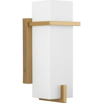 Progress Lighting Antrim 1-Light Modern Small Outdoor Wall Sconce - 120V - Soft Gold