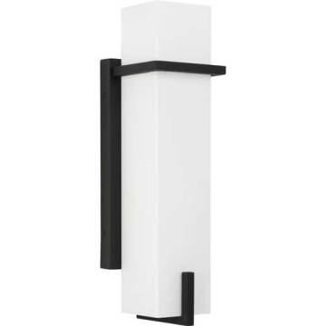 Progress Lighting Antrim 1-Light Modern Medium Outdoor Wall Sconce - 120V - Black