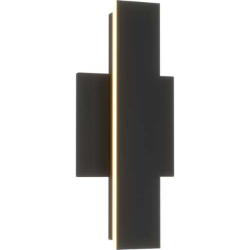 Progress Lighting Z-2040 LED Contemporary Small Outdoor Wall Sconce - 4W - CCT Selectable - 181 Lumens - 120V - Matte Black