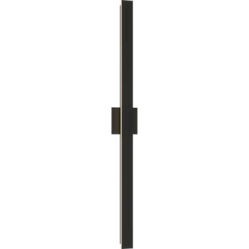 Progress Lighting Z-2040 LED Contemporary Large Outdoor Wall Sconce - 13W - CCT Selectable - 745 Lumens - 120V - Matte Black