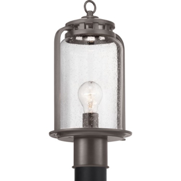 Progress Lighting Botta 1-Light Post Top Lantern - 120V - Antique Bronze