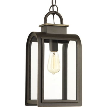Progress Lighting Refuge 1-Light Hanging Lantern - 120V - Oil Rubbed Bronze