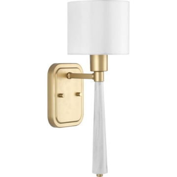 Progress Lighting Palacio 1-Light Wall Sconce - 120V - Vintage Gold