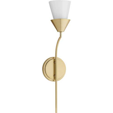Progress Lighting Pinellas 1-Light Wall Sconce - 120V - Soft Gold