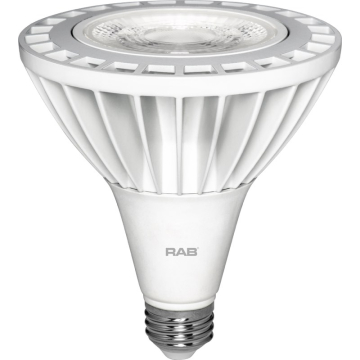 RAB 26W LED PAR38 - 40º Beam Angle - 4000K - 2,400 Lumens - 120-277V