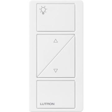 Lutron 2-Button Pico Smart Remote with Raise/Lower - Light Icons - White