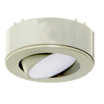 Westgate PL120ADJ 3" LED Adjustable Puck Light - 4.5W - 5000K - 250 Lumens - 120V - Brushed Nickel 
