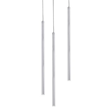 AFX Point 3-Light Round LED Pendant - 3000K - 120V - Polished Chrome