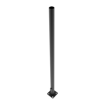 RAB Lighting 10' Steel Pole - Round - Pre-Drilled Top - 4