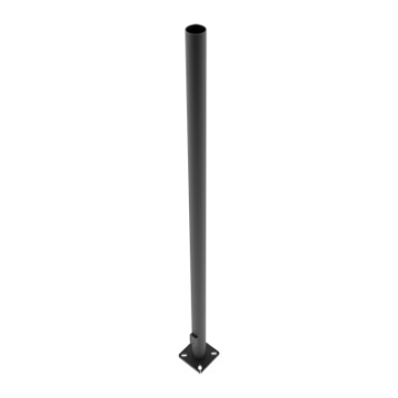 RAB Lighting 15' Steel Pole - Round - Pre-Drilled Top - 4