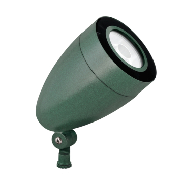 RAB 13W LED Bullet Spotlight - 3000K - 1,446 Lumens - 120-277V - Verde Green