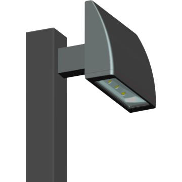 RAB 52W LED Area Light - Type III - Full Cutoff Mount - 4000K - 7,253 Lumens - 120-277V - Bronze