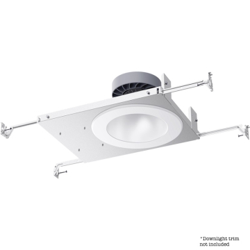 SLG 4”/ 6”/ 8” New Construction Universal Housing for DE Series Downlight w/ Emergency Backup Bracket