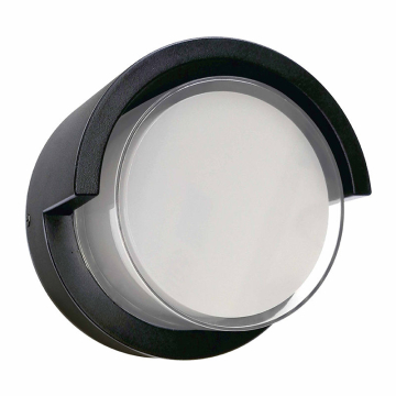 Westgate LRS LED Round Non-Cutoff Wall Pack - 12W - CCT Selectable - 650 Lumens - 120V - Black