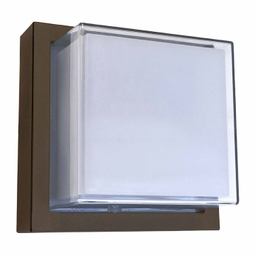 Westgate LRS LED Square Non-Cutoff Wall Pack - 12W - CCT Selectable - 650 Lumens - 120V - Bronze