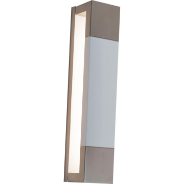 AFX Post 14" LED Wall Sconce - 3000K - 120V - Satin Nickel / White
