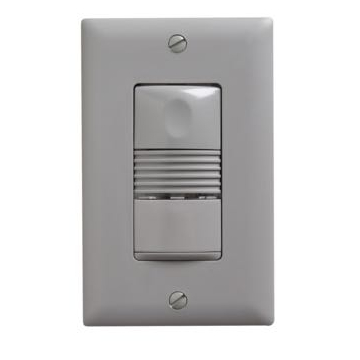 Wattstopper Wall Switch Sensor - PIR - Multi-Mode - 120-277V - Gray