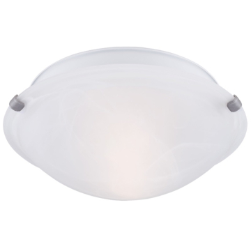 Canarm 12" 2-Light Flush Mount - 120V - Brushed Pewter