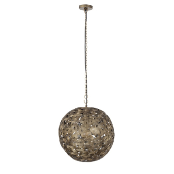 Canarm Kora 1-Light Pendant - 120V - Antique Brass