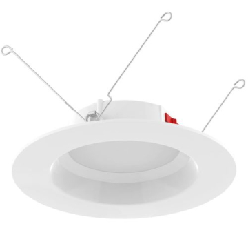 RAB R34 6" LED Retrofit Downlight - Smooth Reflector - CCT Selectable - 120V - White