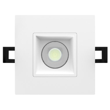 RAB 3" 9W Square Deep Regressed LED Downlight - Smooth - CCT Selectable - 120V