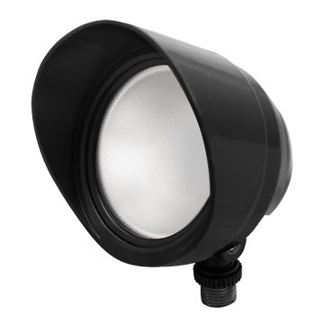 RAB BULLET LED Flood Light - 12W - 5000K - 120V - Black
