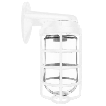 RAB 150W Max Wall Mount Vaporproof Light - White - 120V