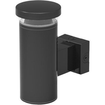 RAB 18W Round LED Sconce - 4000K - 1,907 Lumens - 120-277V - Bronze