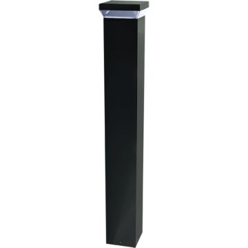RAB 18W 42" Square LED Bollard - 270° Pattern - 4000K - 1,907 Lumens - 120-277V - Bronze
