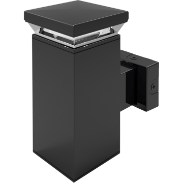 RAB 18W Square LED Sconce - 4000K - 1,888 Lumens - 120-277V - Bronze