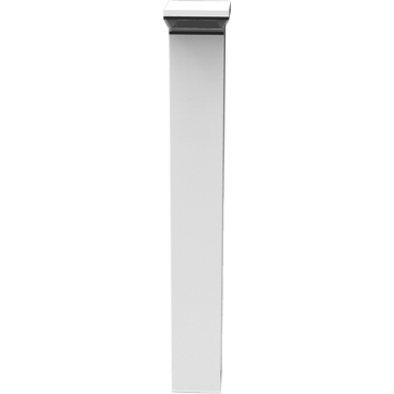 RAB 24W 42" Square LED Bollard - 360° Pattern - 4000K - 2,564 Lumens - 120-277V - White