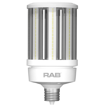 RAB 100W LED HID Post Top Retrofit Lamp - EX39 Base - 5000K - 13,500 Lumens - 120-277V 
