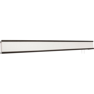 AFX Randolph 38" LED Overbed Light - 3000K - 120V - Oil-Rubbed Bronze / Linen White