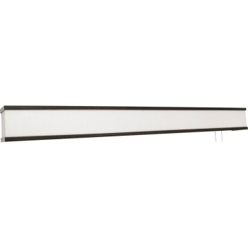 AFX Randolph 50" LED Overbed Light - 3000K - 120V - Rubbed Bronze / Linen White