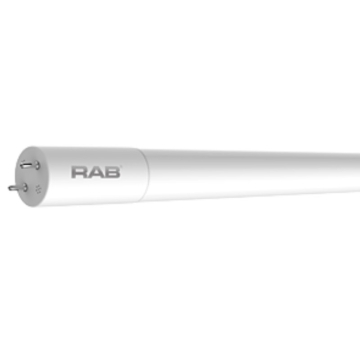 RAB 48" 10.5W T8 LED - Ballast Bypass - Opposing End Wired - 3500K - 1,700 Lumens - 120-277V