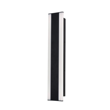 AFX Rhea 24" LED Outdoor Wall Sconce - Battery Backup - 25W - CCT Selectable - 120-277V - Black